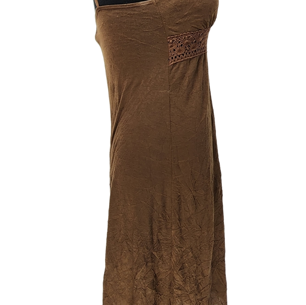 ❤️ CHARLOTTE RUSSE STRAP SLEEVELESS MAXI DRESS T-SHIRT FABRIC SIZE SMALL ♥️ - Picture 3 of 8